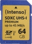 Intenso Premium R45 SDXC 64GB, UHS-I U1, Class 10 (3421490)
