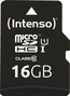 Intenso Professional R90 microSDHC 16GB Kit, UHS-I U1, Class 10