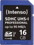 Intenso Professional R90 SDHC 16GB, UHS-I U3, Class 10 (3431470)