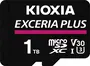 KIOXIA EXCERIA PLUS R100/W85 microSDXC 1TB Kit, UHS-I U3, A1, Class 10