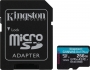 Kingston Canvas Go! Plus R170/W90 microSDXC 256GB Kit, UHS-I U3, A2, Class 10 (SDCG3/256GB)