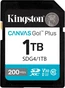 Kingston Canvas Go! Plus Gen4 R200/W160 SDXC 1TB, UHS-I U3, Class 10
