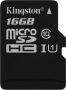 Kingston Canvas Select R80 microSDHC 16GB, UHS-I U1, Class 10 (SDCS/16GBSP)