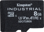 Kingston Industrial Temperature Gen2 R100 microSDHC 8GB, UHS-I U3, A1, Class 10 (SDCIT2/8GBSP)