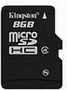 Kingston microSDHC 8GB, Class 4 (SDC4/8GBSP)