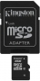 Kingston microSDHC 8GB Kit, Class 10 (SDC10/8GB)