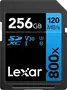 Lexar BLUE Series 800x R120/W45 SDXC 256GB, UHS-I U3, Class 10