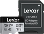 Lexar Professional SILVER PLUS R205/W150 microSDXC 1TB Kit, UHS-I U3, A2, Class 10