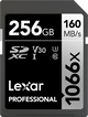 Lexar Professional 1066x Silver Series R160/W120 SDXC 256GB, UHS-I U3, Class 10