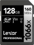 Lexar Professional 1066x Silver Series R160/W120 SDXC 128GB, UHS-I U3, Class 10 (LSD1066128G-BNNNG)