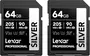 Lexar Professional SILVER R205/W90 SDXC 64GB, UHS-I U3, Class 10, 2er-Pack