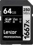 Lexar Professional 1667x Silver Series R250/W120 SDXC 64GB, UHS-II U3, Class 10, 2er-Pack