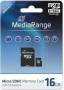MediaRange microSDHC 16GB Kit, Class 10 (MR958)