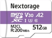 Nextorage NX-M2CL R200 microSDXC 512GB, UHS-I U3, A2, Class 10