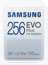 Samsung EVO Plus for Creators R130 SDXC 256GB, UHS-I U3, Class 10