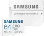 Samsung EVO Plus 2024 R160 microSDXC 64GB Kit, UHS-I U1, A1, Class 10