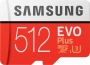 Samsung EVO Plus R100/W90 microSDXC 512GB Kit, UHS-I U3, Class 10 (MB-MC512GA/EU)