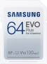 Samsung EVO Plus for Creators R130 SDXC 64GB, UHS-I U1, Class 10 (MB-SC64K/EU)