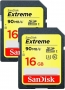 SanDisk Extreme HD Video R90/W40 SDHC 16GB, UHS-I U3, Class 10, 2er-Pack (SDSDXNE-016G-GNCI2)