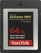 SanDisk Extreme PRO R1500/W800 CFexpress 2.0 Type B 64GB
