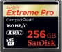 SanDisk Extreme PRO R160/W140 CompactFlash Card 256GB (SDCFXPS-256G-X46)