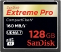 SanDisk Extreme PRO R160/W150 CompactFlash Card 128GB (SDCFXPS-128G-X46)