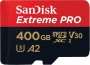 SanDisk Extreme PRO R170/W90 microSDXC 400GB Kit, UHS-I U3, A2, Class 10 (SDSQXCZ-400G-GN6MA)