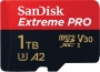 SanDisk Extreme PRO R200/W140 microSDXC 1TB Kit, UHS-I U3, A2, Class 10 (SDSQXCD-1T00-GN6MA)