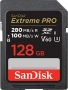SanDisk Extreme PRO R280/W100 SDXC 128GB, UHS-II U3, Class 10 (SDSDXEP-128G)