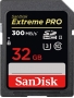 SanDisk Extreme PRO R300/W260 SDHC 32GB, UHS-II U3, Class 10
