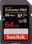 SanDisk Extreme PRO R95/W90 SDXC 64GB, UHS-I U3, Class 10 (SDSDXXG-064G-GN4IN)