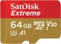 SanDisk Extreme R100 microSDXC 64GB Kit, UHS-I U3, A1, Class 10 (SDSQXAF-064G-GN6MA / SDSQXAF-064G-GN6AA)
