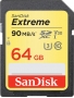 SanDisk Extreme R90/W40 SDXC 64GB, UHS-I U3, Class 10 (SDSDXVE-064G-GNCIN)