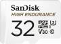 SanDisk High Endurance R100/W40 microSDHC 32GB Kit, UHS-I U3, Class 10