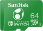 SanDisk Nintendo Switch R100/W90 microSDXC 64GB, UHS-I U3, Class 10 (SDSQXAO-064G-GN6ZN)