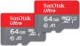 SanDisk Ultra R100 microSDXC 64GB Kit, UHS-I U1, A1, Class 10, 2er-Pack (SDSQUA4-064G-GN6MT)