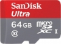 SanDisk Ultra R80 microSDXC 64GB Kit, UHS-I, Class 10 (SDSQUNC-064G)