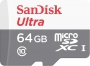 SanDisk Ultra R80 microSDXC 64GB, UHS-I, Class 10 (SDSQUNS-064G-GN3MN)