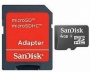 SanDisk microSDHC 4GB Kit, Class 4 (SDSDQM-004G-B35A)