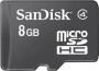 SanDisk microSDHC 8GB, Class 4 (SDSDQM-008G-B35)