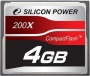 Silicon Power 200x R30 CompactFlash Card 4GB