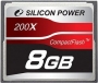 Silicon Power 200x R30 CompactFlash Card 8GB (SP008GBCFC200V10)