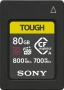 Sony TOUGH CEA-G Series R800/W700 CFexpress Type A 80GB (CEA-G80T)
