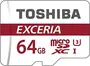 Toshiba Exceria M302-EA R90 microSDXC 64GB Kit, UHS-I U3, Class 10