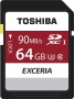 Toshiba Exceria N302 R90 SDXC 64GB, UHS-I U3, Class 10 (THN-N302R0640E4)
