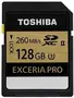 Toshiba Exceria Pro N101 R260/W150 SDXC 128GB, UHS-II U3, Class 10