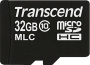 Transcend 10M R24/W22 microSDHC 32GB, Class 10 (TS32GUSDC10M)