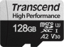 Transcend 330S R100/W85 microSDXC 128GB Kit, UHS-I U3, A2, Class 10 (TS128GUSD330S)