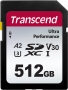Transcend 340S R160/W90 SDXC 512GB, UHS-I U3, A2, Class 10 (TS512GSDC340S)