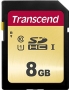 Transcend 500S R95/W20 SDHC 8GB, UHS-I U1, Class 10 (TS8GSDC500S)